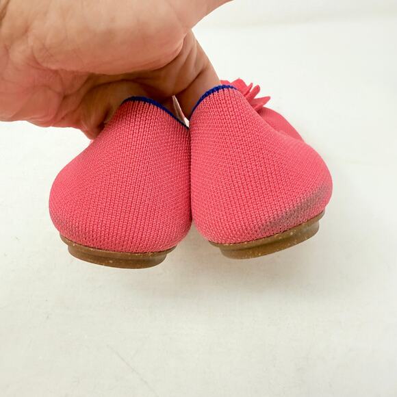 Rothy’s Pink Rose Flower Flats Knit Ballet Shoes Women’s Size 9 - Picture 7 of 10